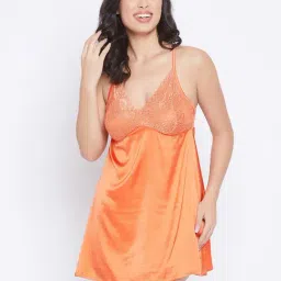 Clovia Orange Babydoll-image-51
