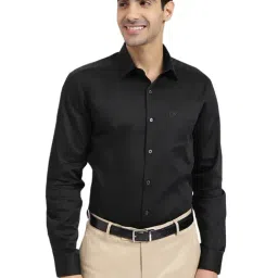 Arrow Dark Green Cotton Slim Fit Shirt-image-91
