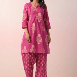 Autumnlane Harshini Tafffy Cotton Co-Ord Set-image-29