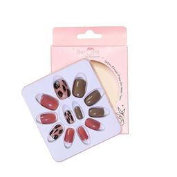 BEROMT Set Of 16 Jelly Stick On Nail Tip With Application Kit - BFN721CN image 2