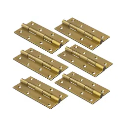 DiSS Premium Stainless Steel Door Butt Hinges Slow Movement Hinges 3x12 3 Pcs, Antique-image-22
