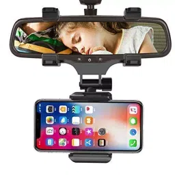 JIGSNJOY Car Mirror Mobile Stand Black-26