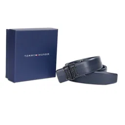 Tommy Hilfiger Men Textured Leather Belt-image-47