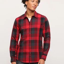 Pepe Jeans Red Cotton Regular Fit Checks Shirt-image-17