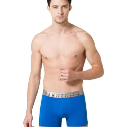 Van Heusen Regular Fit Colour Fresh Ultra Soft Solid Trunks - Nautical Blue image 1