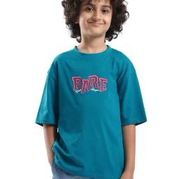 Rare Ones Boys Turq Cotton Printed T-Shirt-picture-44