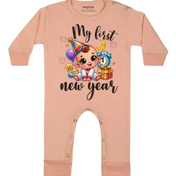 Arvesa My First New Year Printed Bodysuit-18