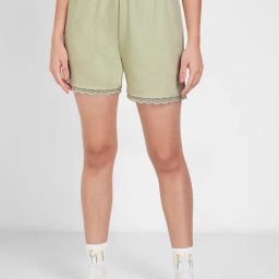Dreamz By Pantaloons Green Cotton Comfort Fit Sleepwear Shorts-picture-28