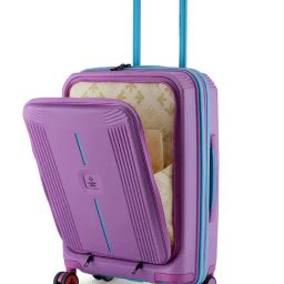 Nasher Miles Purple 8 Wheels Alexandria Hard-Sided Polypropylene Trolley Bag-picture-12