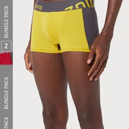Zoiro Men Pack Of 2 ColorBlocked Cotton Trunks ZOIROTRENDS-picture-22