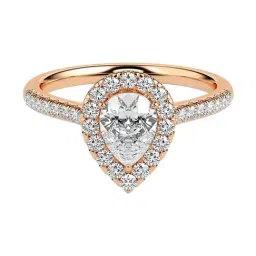 Fiona Diamonds Lab Grown Diamond 18k (750) Rose Gold Ring for Women-picture-32