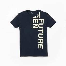 Fame Forever by Lifestyle Boys Navy Cotton Printed T-Shirt-picture-15