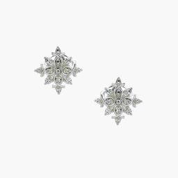 VALANOVA 18K White Gold 0.16 Ct Lab Grown Diamond Earrings-image-57