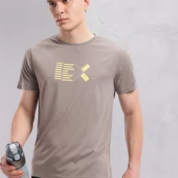 HRX by Hrithik Roshan Men Brand Logo Printed Rapid-Dry Running T-shirt-image-98