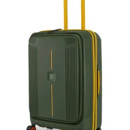 Nasher Miles Green 8 Wheels Alexandria Hard-Sided Polypropylene Trolley Bag-image-94