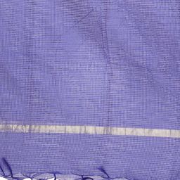 Dupatta Bazaar Blue Self-Checked Silk Dupatta image 2