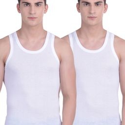 Force NXT Men White Pack of 2 Assorted Innerwear Vests MNFF-141-image-23
