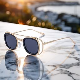 HASHTAG EYEWEAR Unisex UV Protected Lens Full Rim Round Sunglasses-28