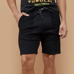 SmileyWorld Men's Black Shorts-image-19