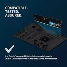 Crucial 16 GB DDR 5 4800 MHz Desktop Ram image 5