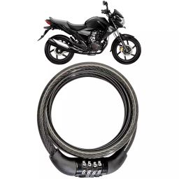 Cartronics 4 Digit Password Bike Number Lock for Honda Unicorn-39