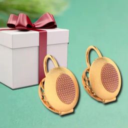 P.C. Chandra Jewellers 14KT Yellow Gold With Intricate Artistry and Rose Gold Earrings for Women-image-22