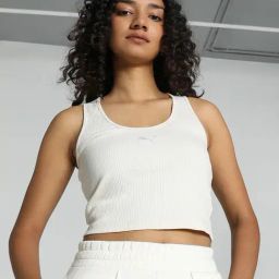 Puma White Tank Top-image-5