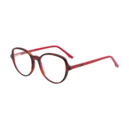 Ted Smith Festive Brown Round Eye Frames For Women-image-17