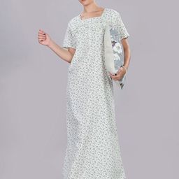 NAIDU HALL Floral Print Maxi Nightdress-image-46