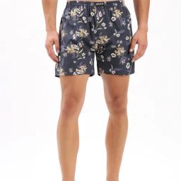 SHOWOFF Navy Slim Fit Printed Cotton Boxers-image-64