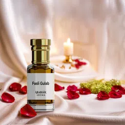 Arabian Aroma Fasli Gulab Long Lasting Non Alcoholic Attar - 6 ml-9