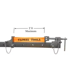 CLIMAX 91.44 cm (3 Feet) Cramp head set Rapid woodworking carpentry pipe vice-image-19