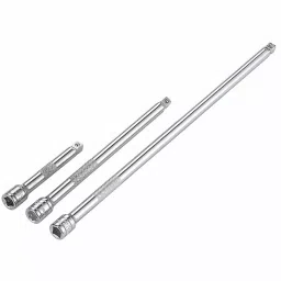 Westward Socket Extension Set Steel Chrome Drive Size 6.35 mm (1/4 inch), 54PR03-11