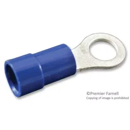 MOLEX Ring Crimp Terminals TERMINAL, RING TONGUE, #10, BLU, 14AWG 19070-0090 (Pack of 10)-34