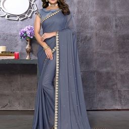 KALINI Embellished Zari Saree-picture-7