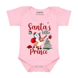 Arvesa My First Christmas Printed Romper-picture-32
