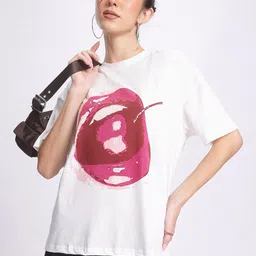 glitchez Goofy Gains Printed Oversized T-shirt-image-18