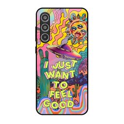 QRIOH Space Trip Printed Lightweight Silicone Samsung Galaxy A36 5G Glass Back Case-image-92