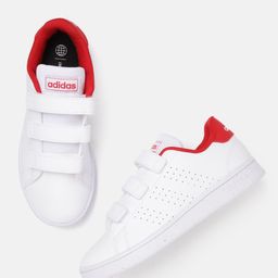 ADIDAS Kids Perforated Detail Advantage CF Tennis Shoes-image-56