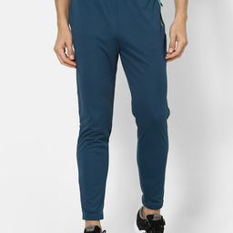 FLX By Decathlon Men Teal Blue Tapered Fit Solid Cricket Track Pants-image-87