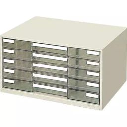 Kokuyo 448x315x40 mm Letter Case with Transparent Plastic Drawers, LC-YAG5M-image-38