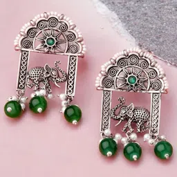 OOMPH Animal Shaped Drop Earrings-48