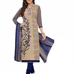 MIRAAN Printed Pure Cotton Unstitched Dress Material-image-84