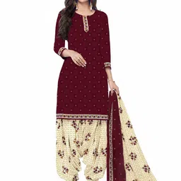 MIRAAN Geometric Printed Pure Cotton Unstitched Dress Material-image-10