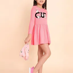Lazy Shark Print Fit & Flare Dress image 3