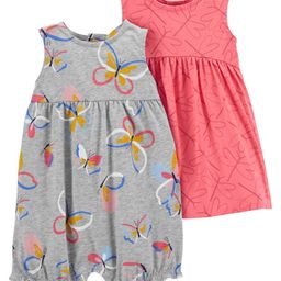 Carter's 2-Pack Romper & Dress Set - Multicolor-image-39