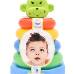 Ratnas Monkey Face Stacking Ring - 6 Pieces - Color May Vary-20