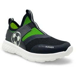 KazarMax Football Printed Glow In The Dark Ultra Runner Shoes - Black & Green-image-77