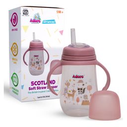 Adore Pro Scotland! The British Inspired Color Palette -Premium Baby Straw Sipper with Handle- 250ml-24