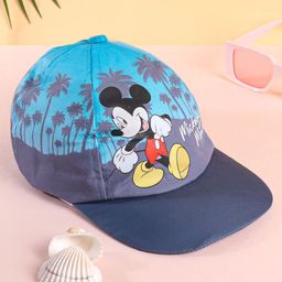 Babyhug Disney  Summer Cap With Mickey Mouse Graphics - Navy Blue-picture-24